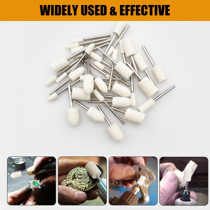 36Pcs/Set Wool Felt Polishing  - Jewelry For Watches 评论和价格